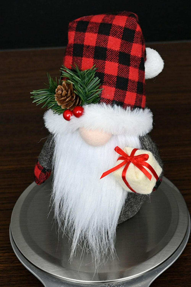 3-Pack Christmas Faceless Gnomes - Festive Decor Set