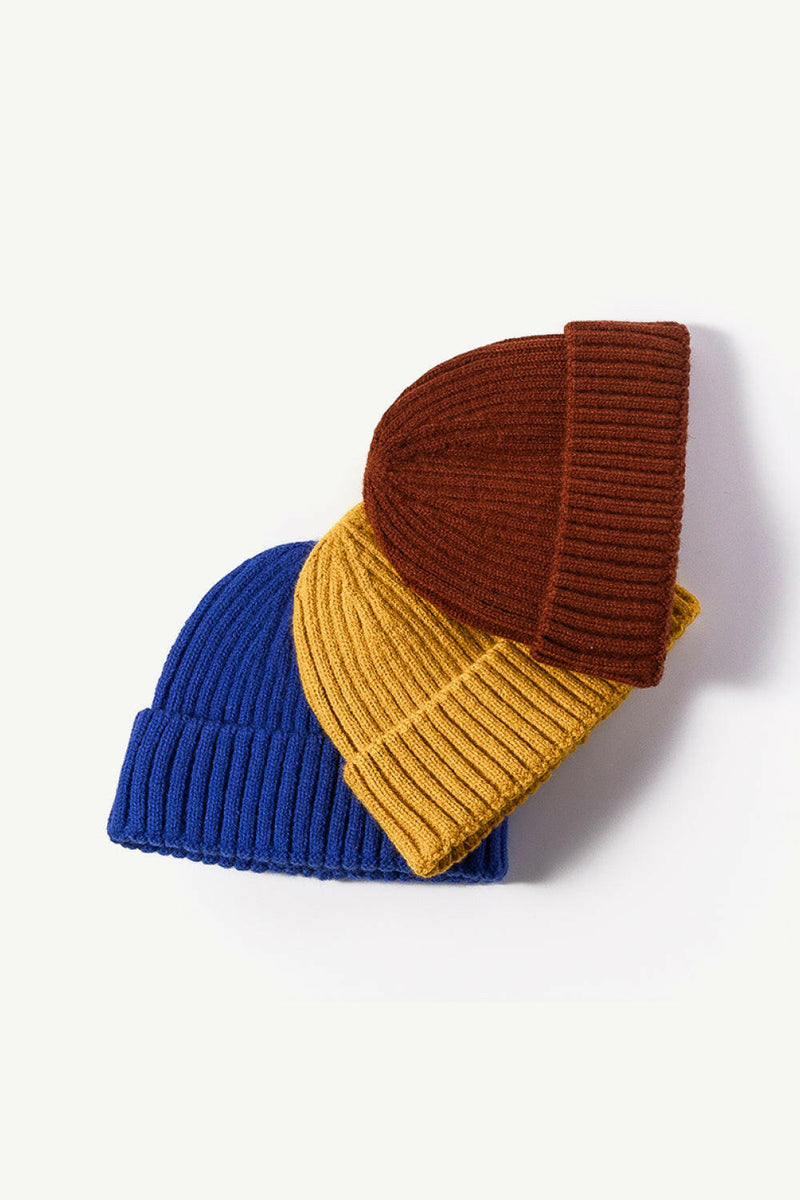 Rib-Knit Cuff Beanie - Stylish and Comfortable Hat