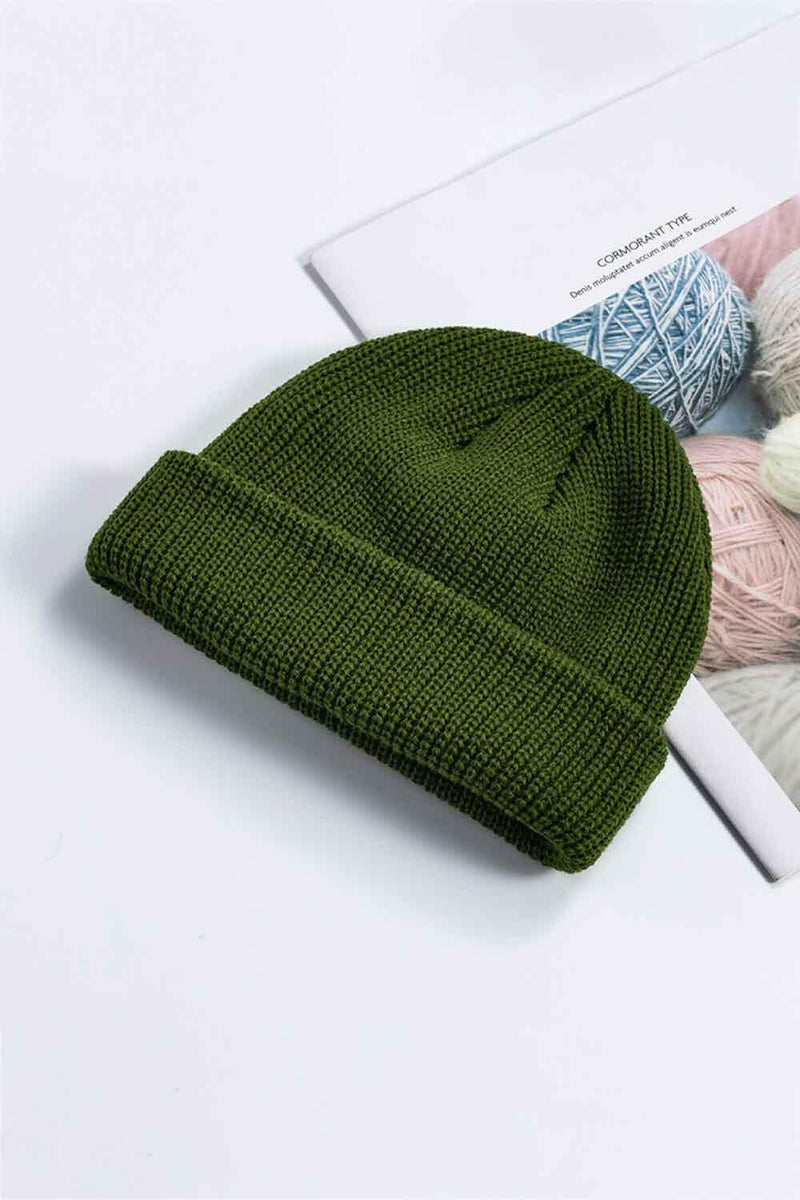 Cozy Rib-Knit Cuff Beanie - Comfort & Style in One