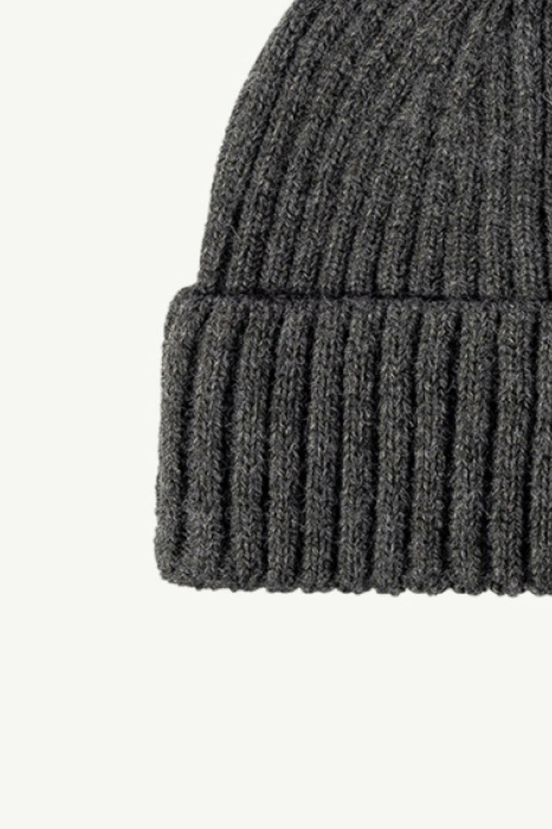 Rib-Knit Cuff Beanie - Stylish and Comfortable Hat