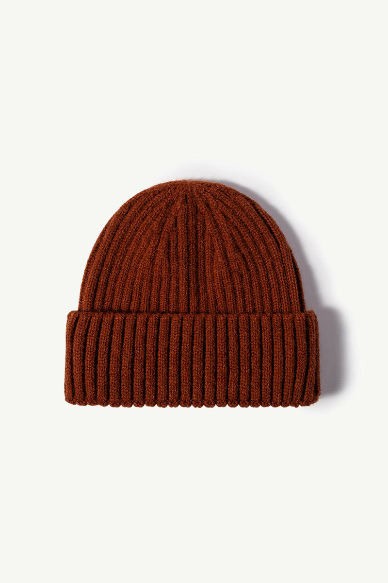 Rib-Knit Cuff Beanie - Stylish and Comfortable Hat