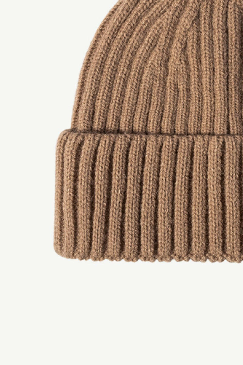 Rib-Knit Cuff Beanie - Stylish and Comfortable Hat