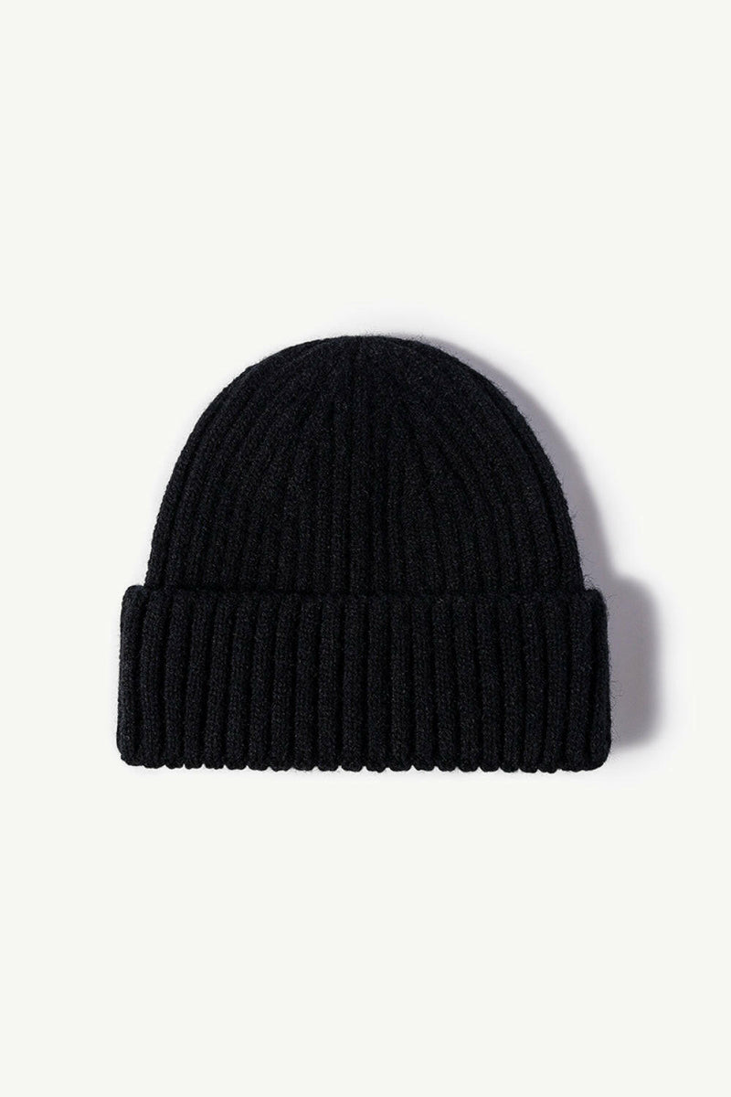 Rib-Knit Cuff Beanie - Stylish and Comfortable Hat