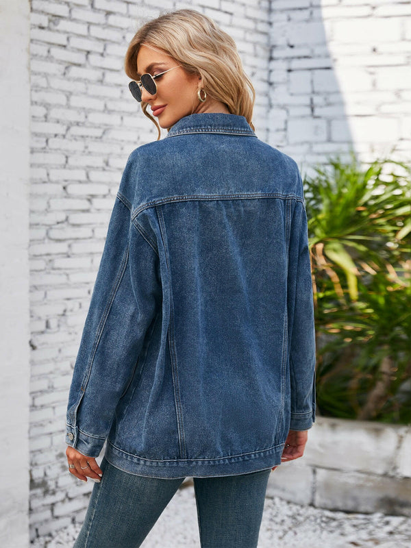 Long Sleeve Denim Jacket for Stylish Layering