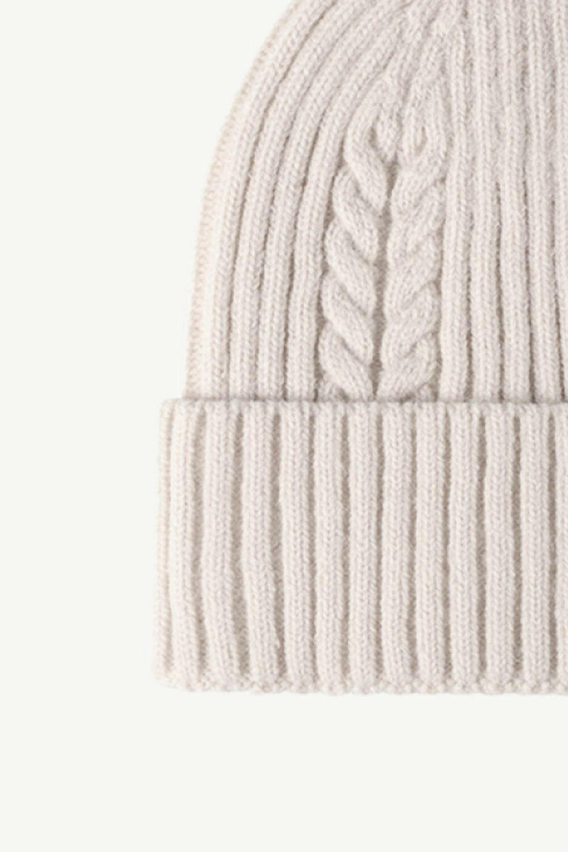 Cable-Knit Cuff Beanie - Stylish & Comfortable Design