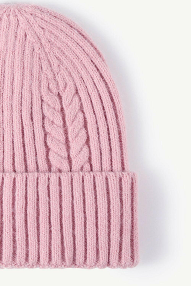 Cable-Knit Cuff Beanie - Stylish & Comfortable Design