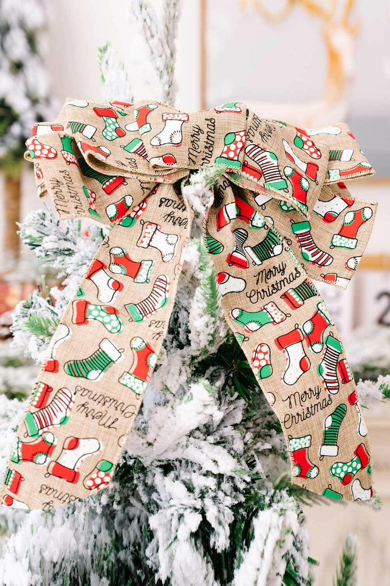 3-Pack Christmas Bow Ornaments - Festive Holiday Decor