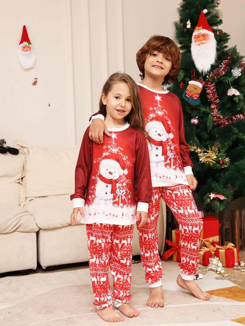 Snowman Top - Stylish Top and Pants Set for Kids