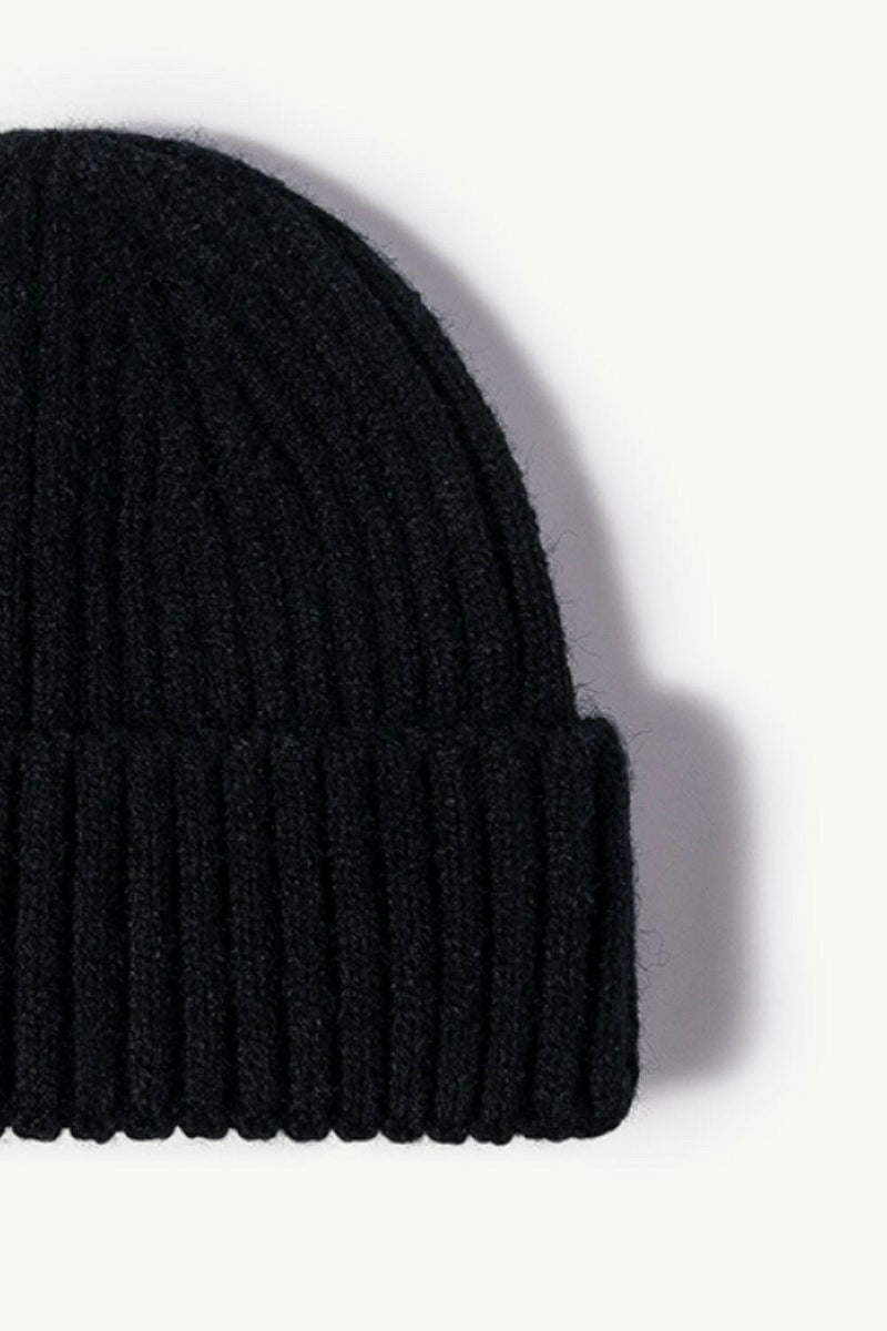 Rib-Knit Cuff Beanie - Stylish and Comfortable Hat