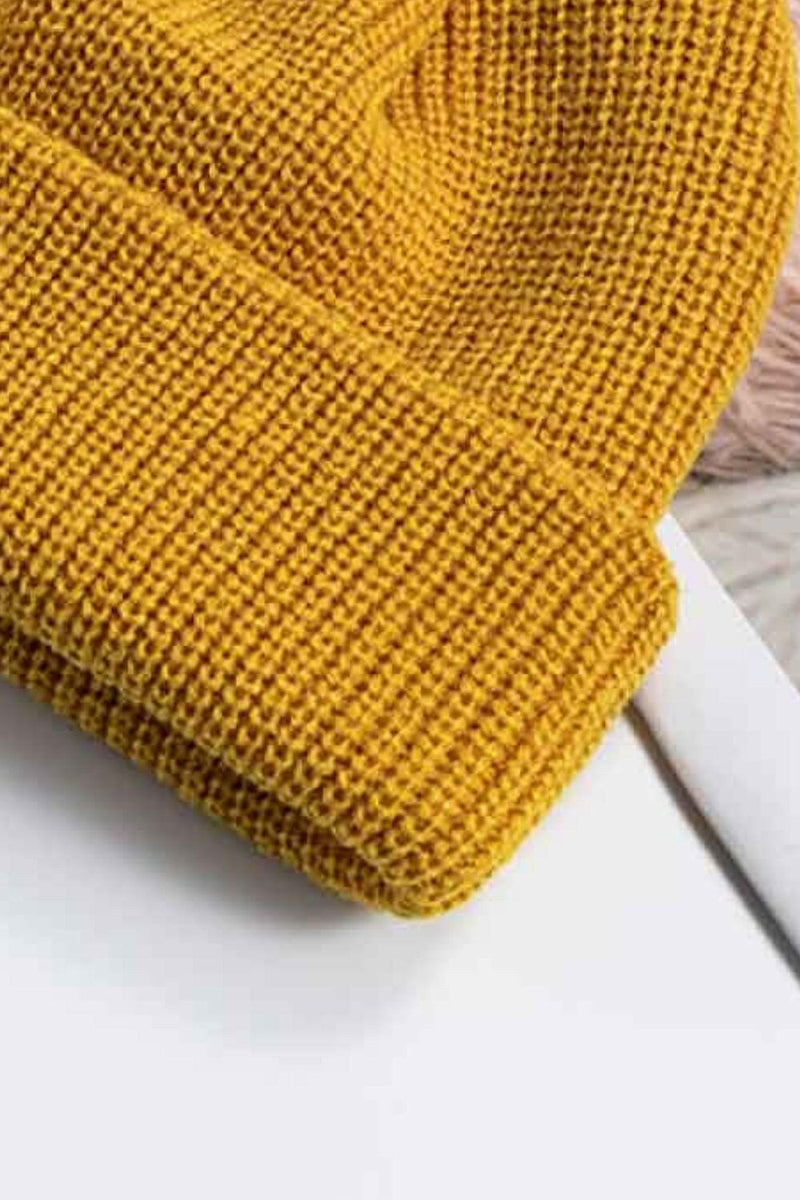 Cozy Rib-Knit Cuff Beanie - Comfort & Style in One