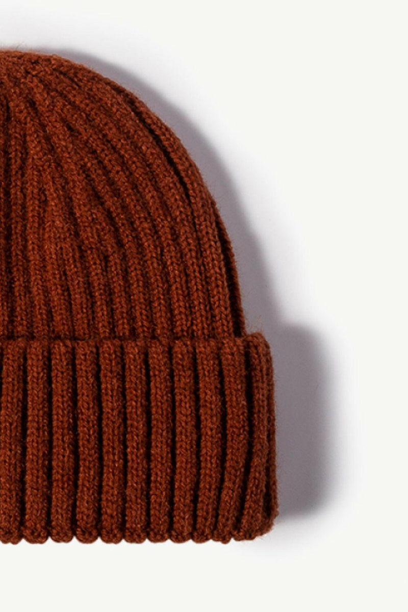 Rib-Knit Cuff Beanie - Stylish and Comfortable Hat