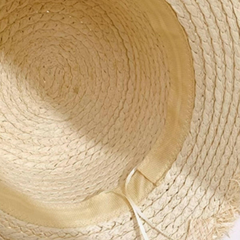 Raffia Straw Braided Sun Hat - Stylish & Comfortable Protection