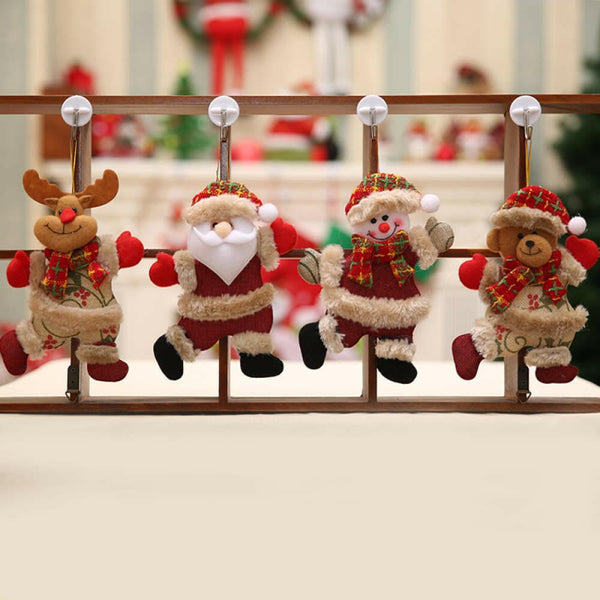 4-Piece Christmas Hanging Widgets - Festive Decor for Your Home