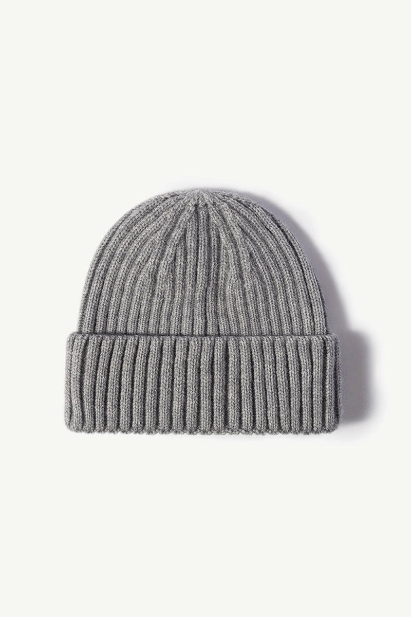 Rib-Knit Cuff Beanie - Stylish and Comfortable Hat