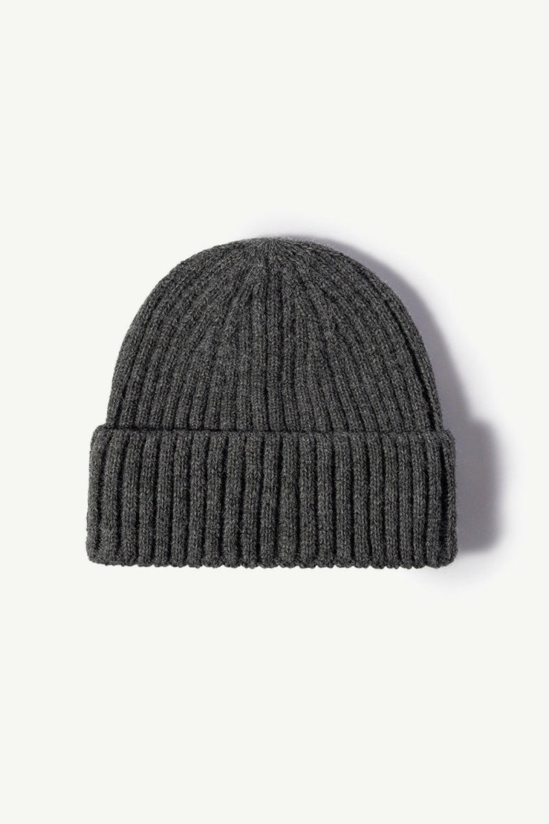 Rib-Knit Cuff Beanie - Stylish and Comfortable Hat