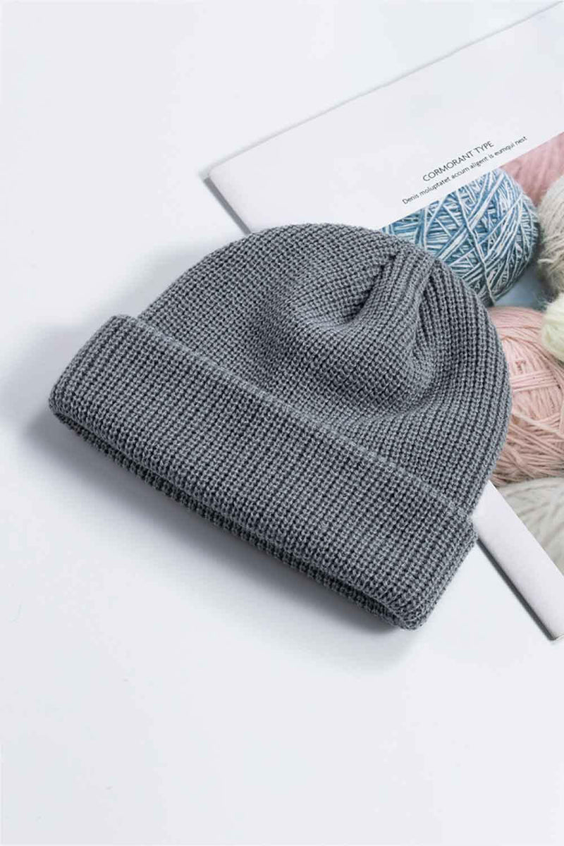 Cozy Rib-Knit Cuff Beanie - Comfort & Style in One