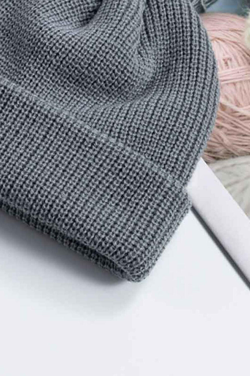 Cozy Rib-Knit Cuff Beanie - Comfort & Style in One