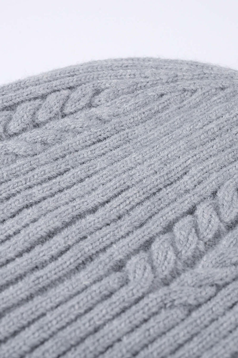 Cable-Knit Cuff Beanie - Stylish & Comfortable Design