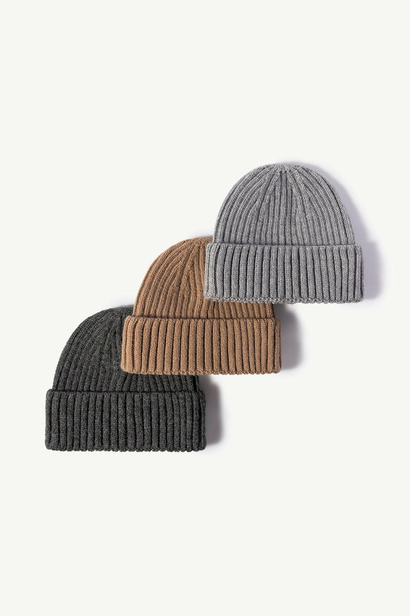 Rib-Knit Cuff Beanie - Stylish and Comfortable Hat