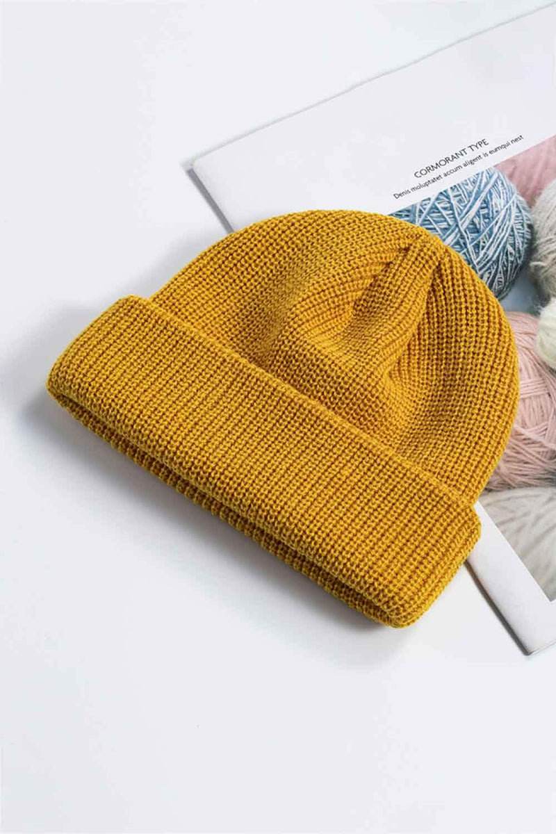 Cozy Rib-Knit Cuff Beanie - Comfort & Style in One