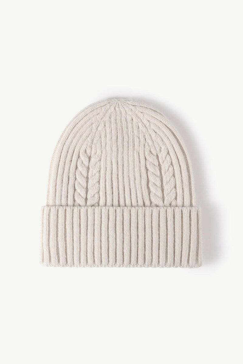 Cable-Knit Cuff Beanie - Stylish & Comfortable Design