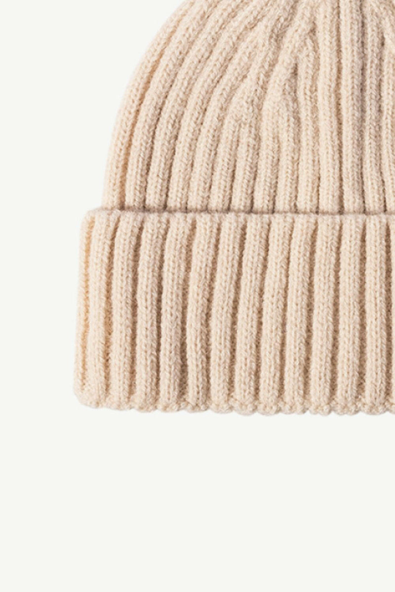 Rib-Knit Cuff Beanie - Stylish and Comfortable Hat