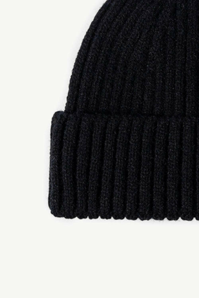 Rib-Knit Cuff Beanie - Stylish and Comfortable Hat