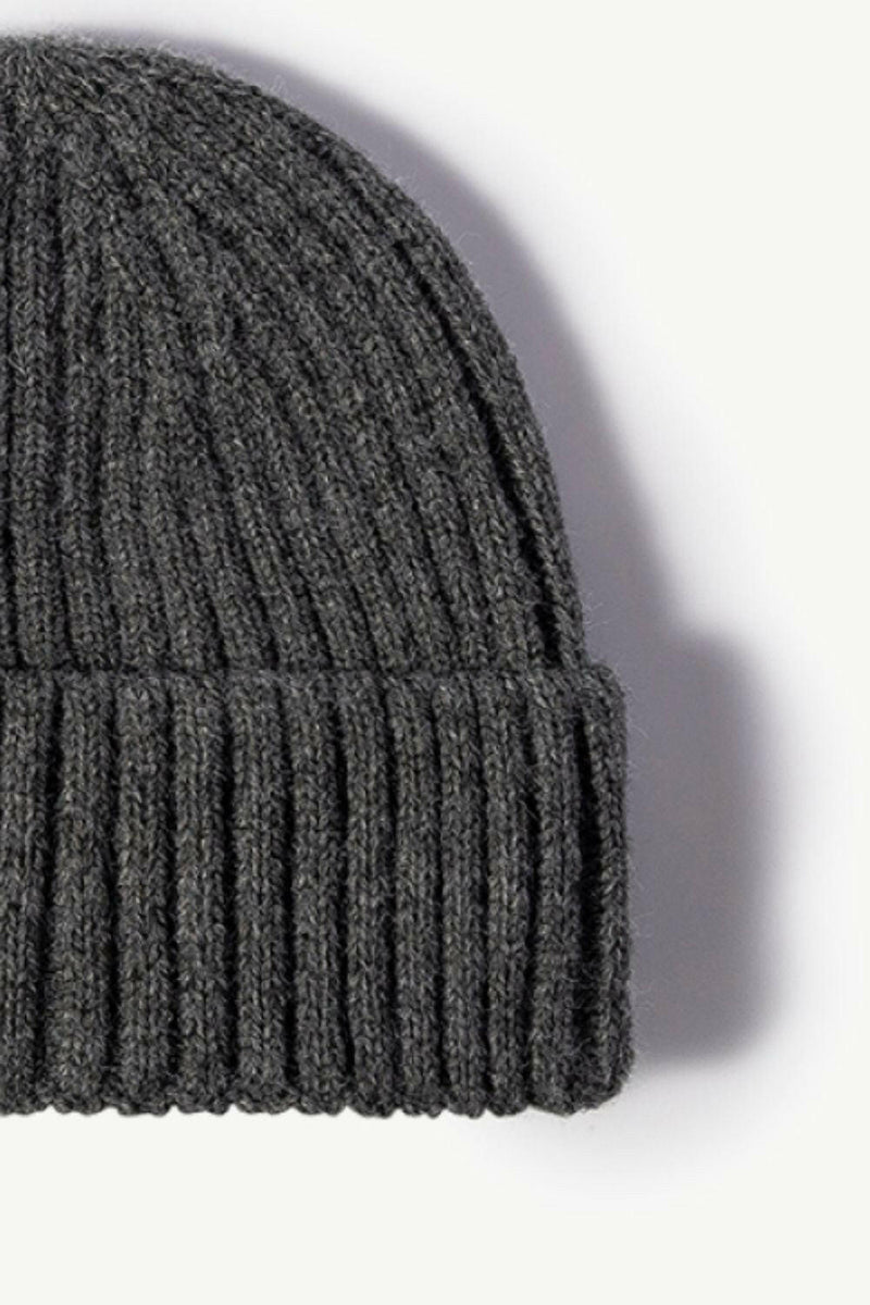 Rib-Knit Cuff Beanie - Stylish and Comfortable Hat