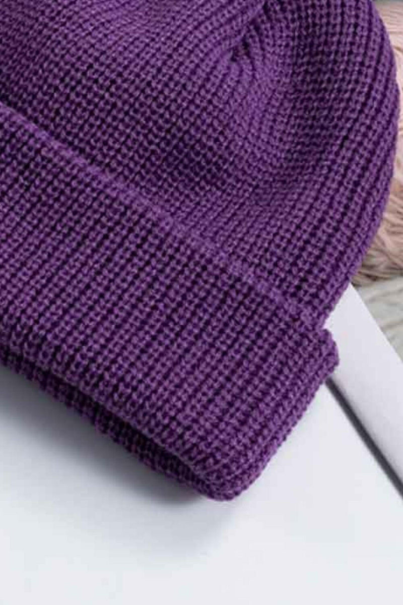 Cozy Rib-Knit Cuff Beanie - Comfort & Style in One