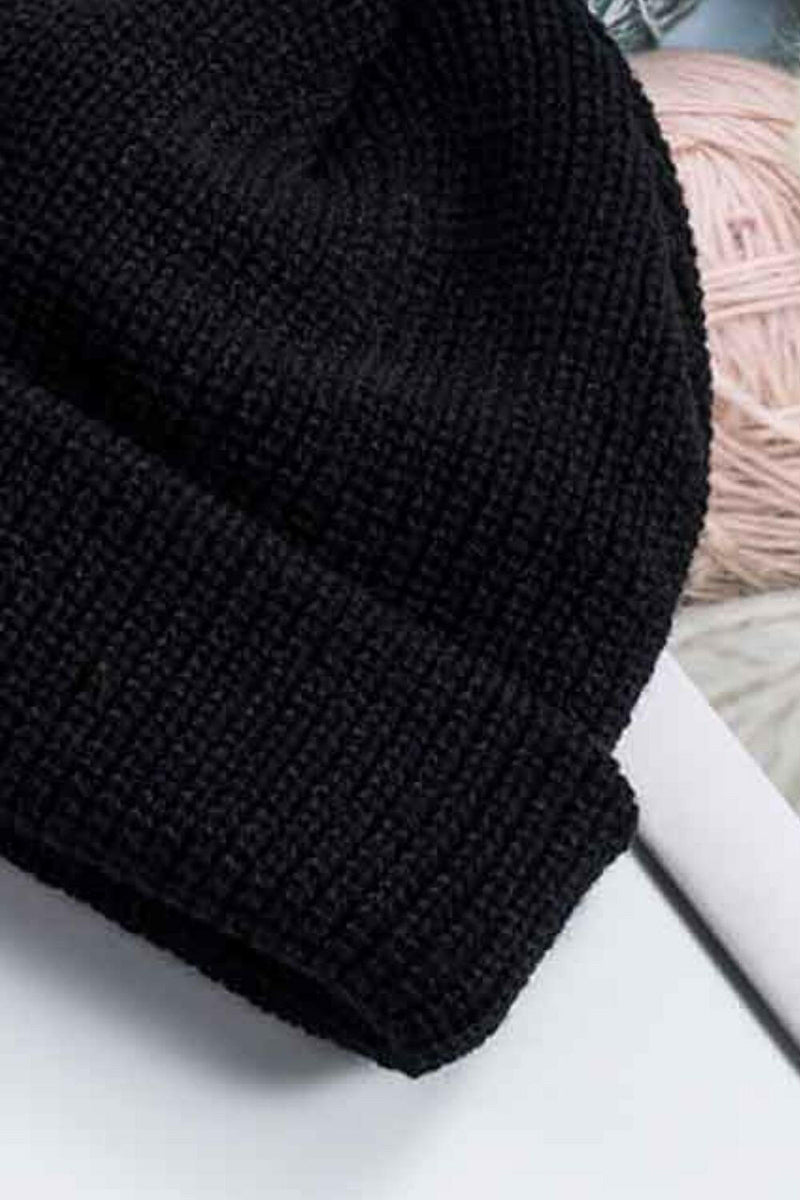 Cozy Rib-Knit Cuff Beanie - Comfort & Style in One