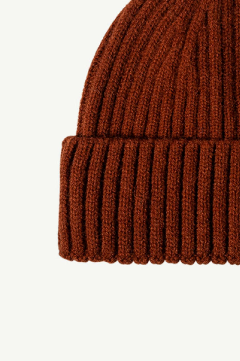 Rib-Knit Cuff Beanie - Stylish and Comfortable Hat